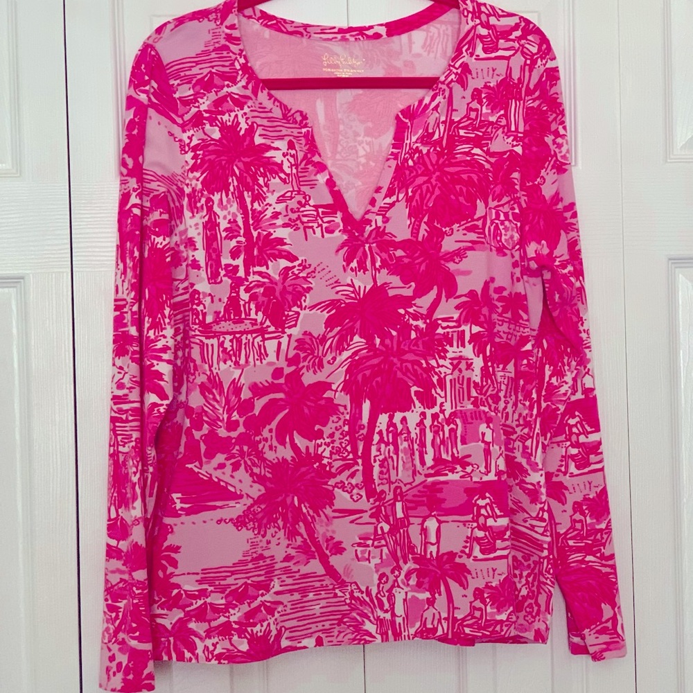 Lilly Pulitzer pink XL top